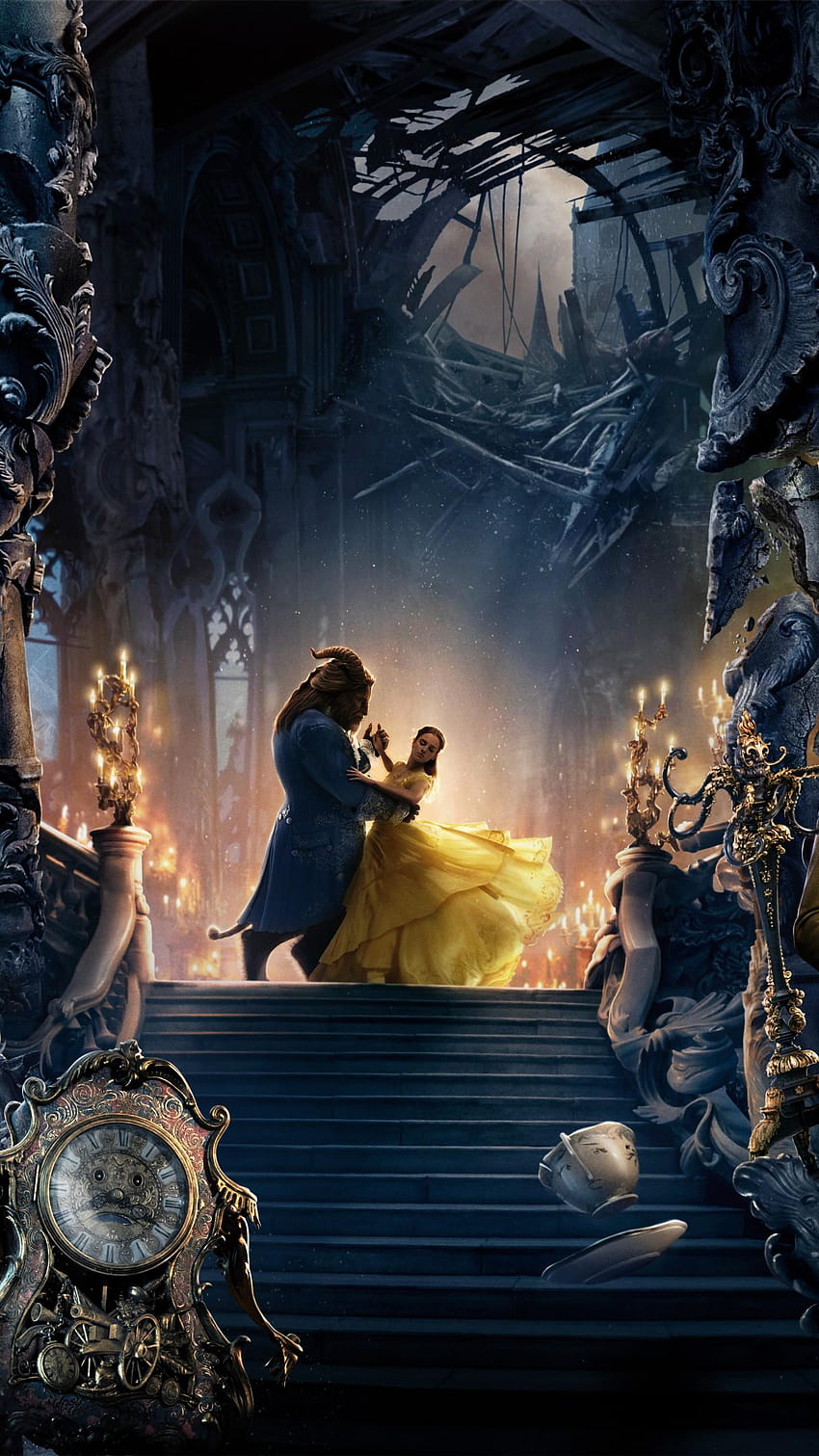 Beauty and the Beast, Movies, mobile beauty HD phone wallpaper
