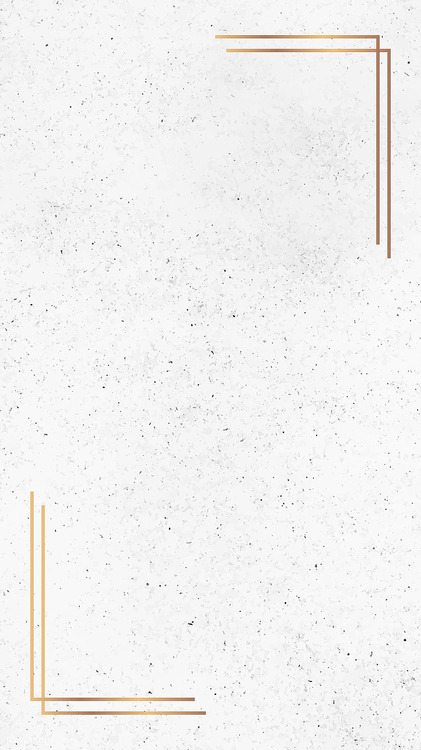 premium vector of Gold frame on white marble backgrounds, frame pastel HD phone wallpaper