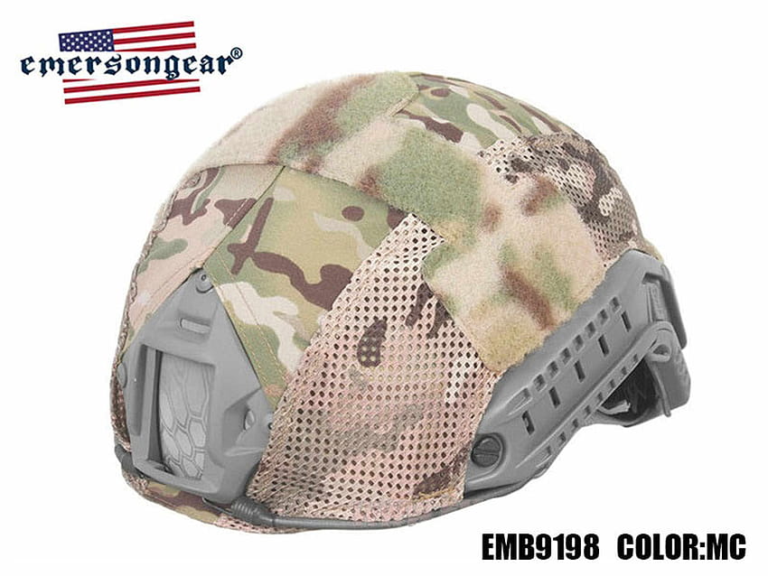 Emersongear Helmet Cover For:Fast Helmet Airsoft Tactical Helmet Cover Multicam EM9198 HD wallpaper