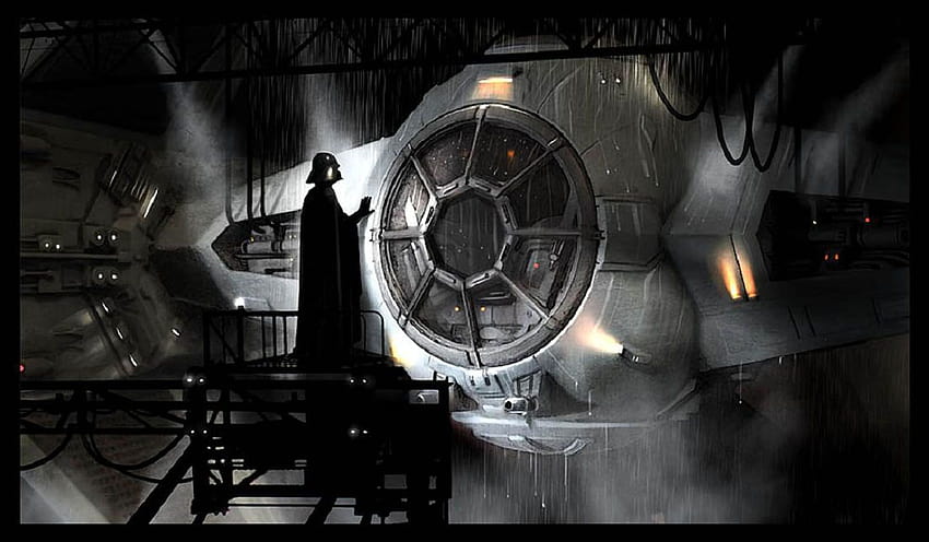 Vader and his TIE Advanced x1 : StarWars, star wars x1 HD wallpaper