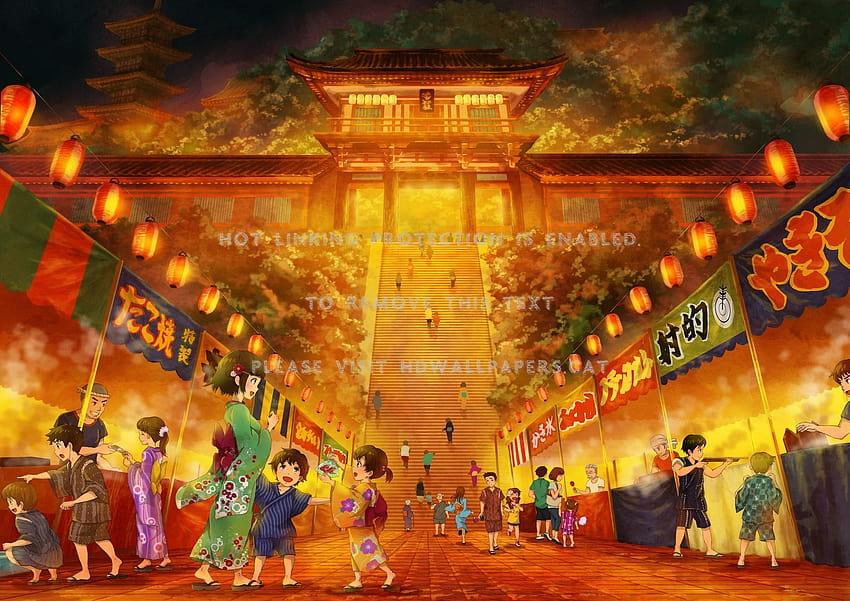 Springtime San Francisco Studio Ghibli Style 4 Canvas Print by Fusion  Designs - Fy
