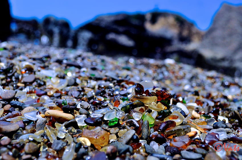 Glass Beach, vidro do mar papel de parede HD