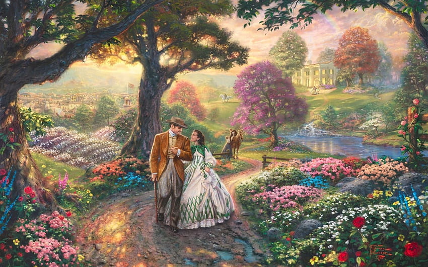 thomas kinkade disney halloween