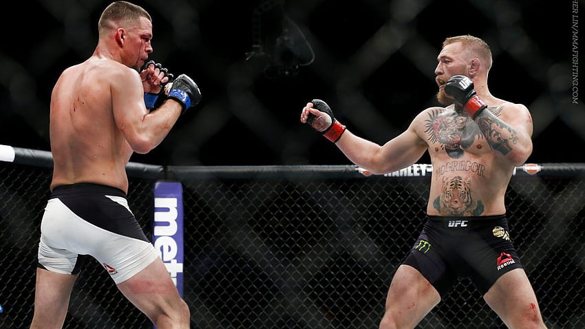 Conor McGregor contre Nate Diaz 2 en préparation pour l'UFC 202 Fond d'écran HD