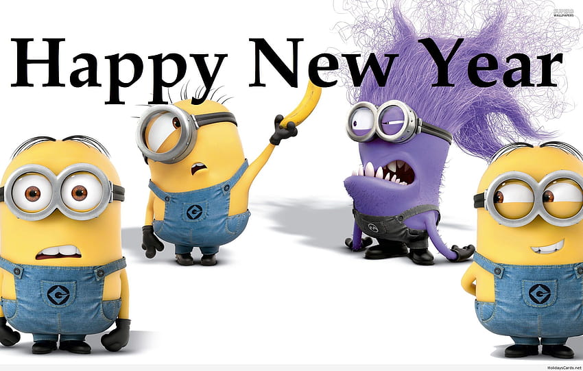 New Year Minions 2015, happy new year minion HD wallpaper | Pxfuel