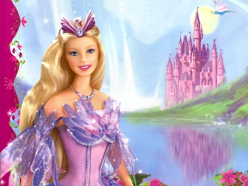 Barbie Prenses Filmleri Barbie Kuğu Gölü ve Barbie arka planı HD duvar kağıdı