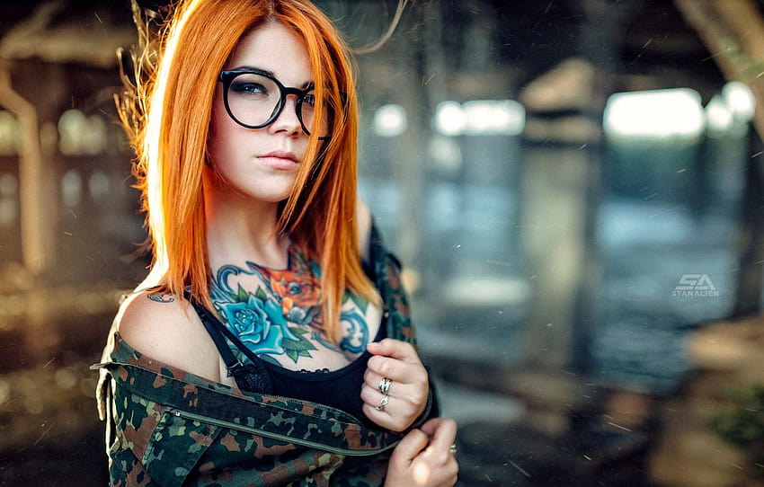 Model, tattoo, redhead, suicide girls , section девушки HD wallpaper |  Pxfuel