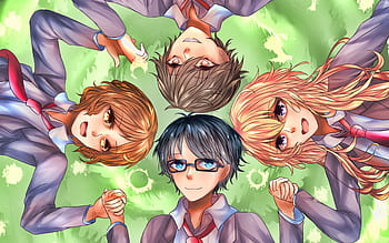 shigatsu wa kimi no uso arima kousei sawabe tsubaki megane tagme wallpaper, #596123