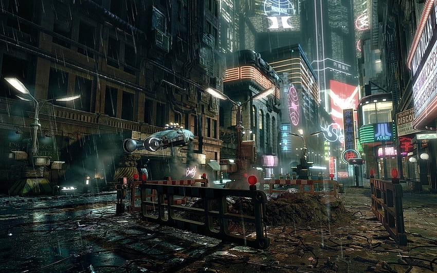 Futuristic City, aesthetic future city HD wallpaper