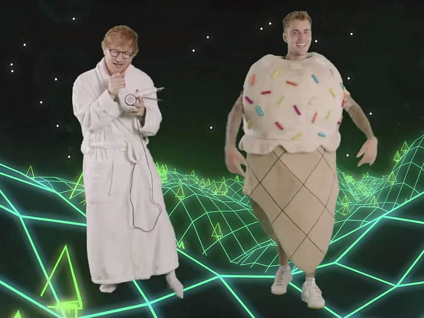 Justin Bieber, Ed Sheeran drop bizarre music video for 'I Don't Care, ed sheeran and justin bieber i dont care HD wallpaper
