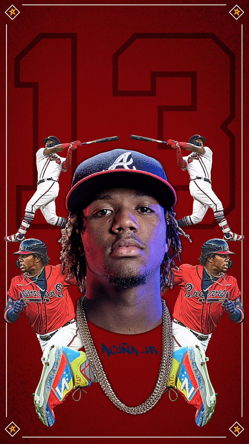 Atlanta Braves auf Twitter: Ronald Acuna Jr. Braves HD-Handy-Hintergrundbild