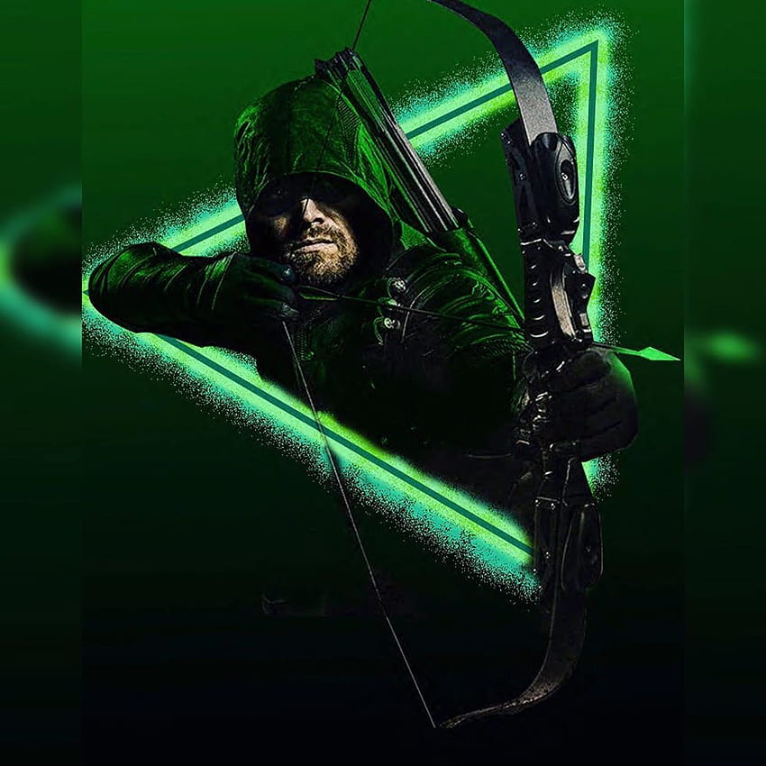 hyraxarts บน Instagram: “Arrowverse character : Green Arrow Give credit if u share or post, arrow cw วอลล์เปเปอร์โทรศัพท์ HD
