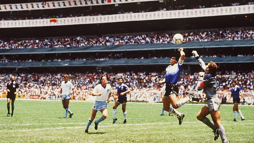 Diego Maradona & Tangan Tuhan: Gol paling terkenal dalam sejarah Piala Dunia, kutipan maradona Wallpaper HD