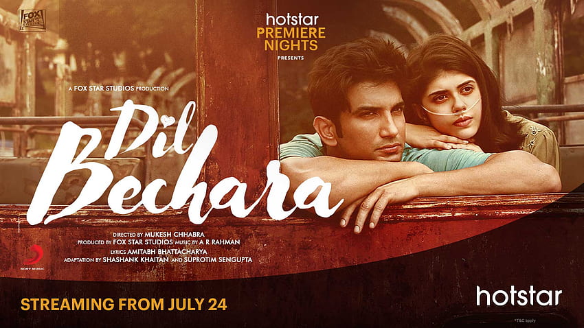 Sushant Singh Rajput's Dil Bechara release date and time revealed, dil  bhecra HD wallpaper | Pxfuel