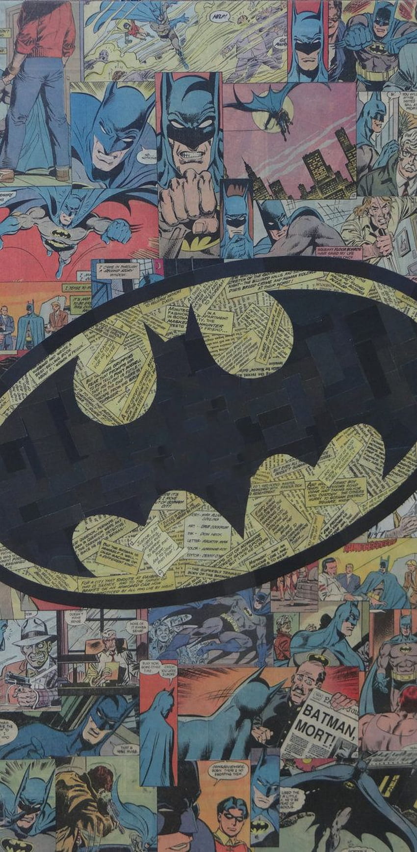 Batman Cutouts, batman iphone xr HD phone wallpaper