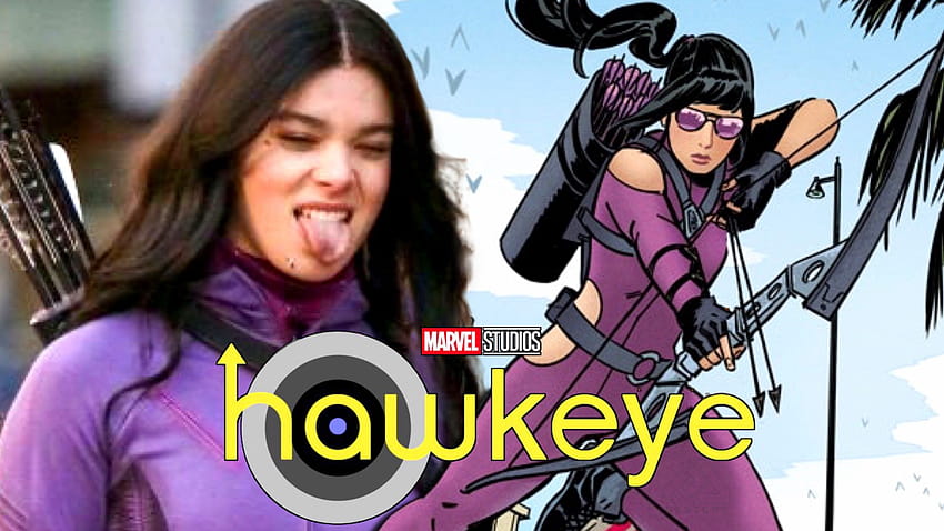 Le nouvel ensemble Hawkeye révèle le costume Kate Bishop de Hailee Steinfeld, costume hawkeye Fond d'écran HD