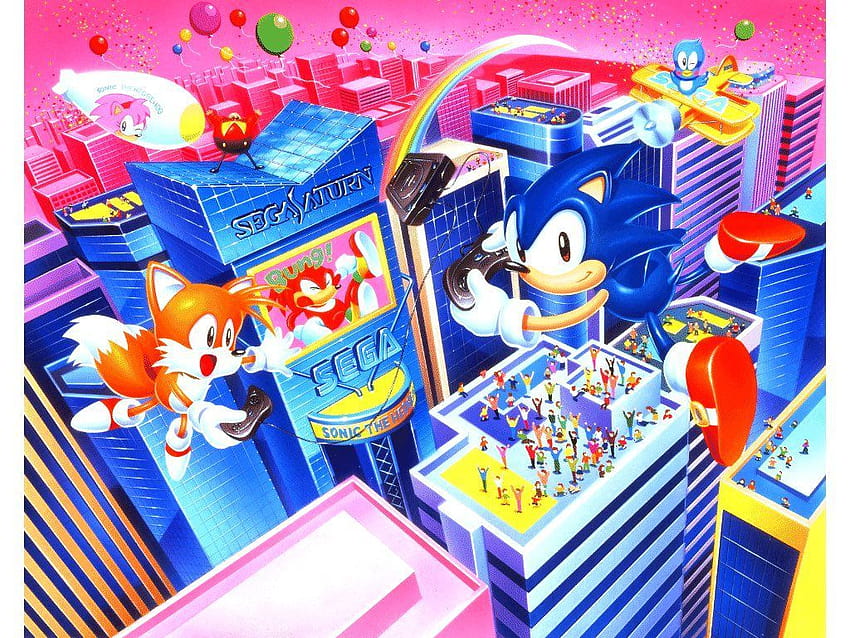 Sega saturn sonic HD wallpaper