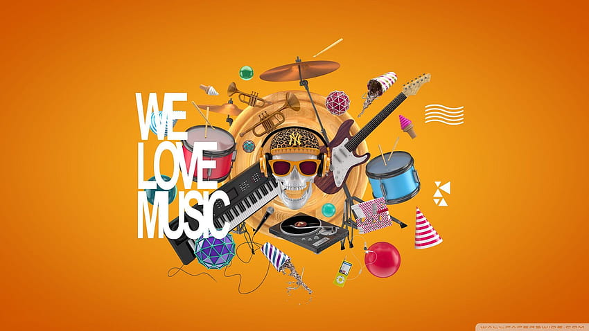 We Love Music ❤ for Ultra TV • Wide, musik HD wallpaper