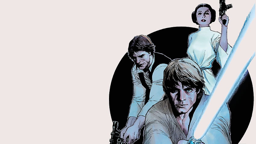 Han Solo, Luke Skywalker, Princess Leia, Star Wars & Backgrounds • 35299 • Wallur HD wallpaper