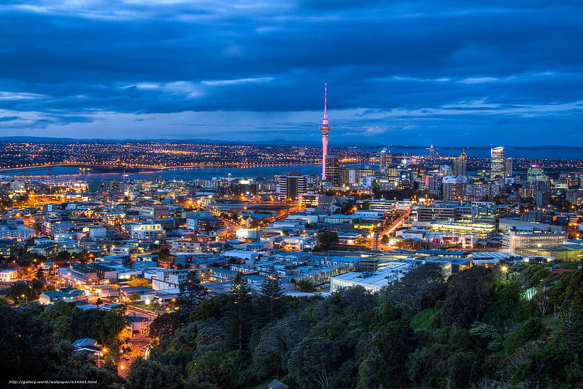 Auckland, New Zealand, city HD wallpaper