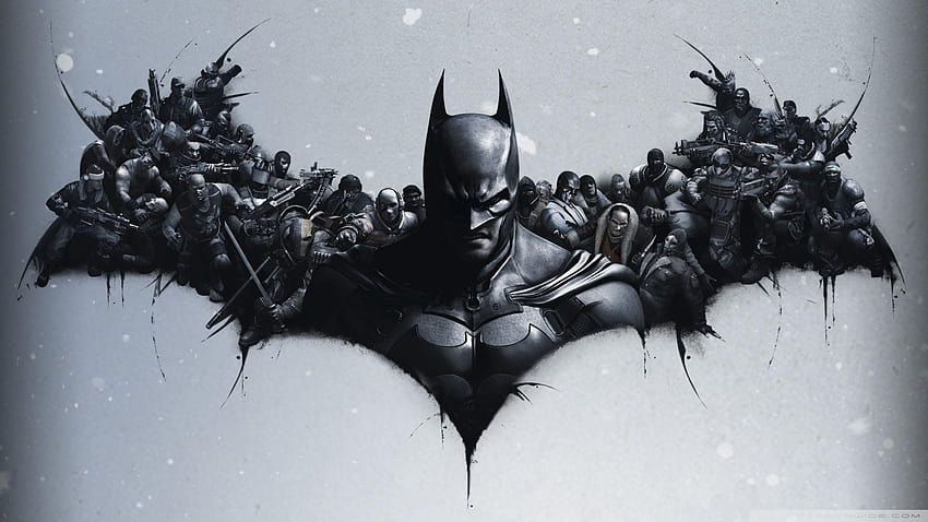 2048X1152 Batman, el caos de Batman en el juego Gotham fondo de pantalla