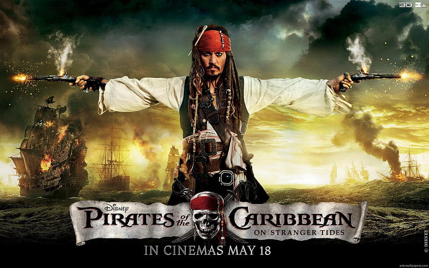 Kapitän Jack Sparrow HD-Hintergrundbild