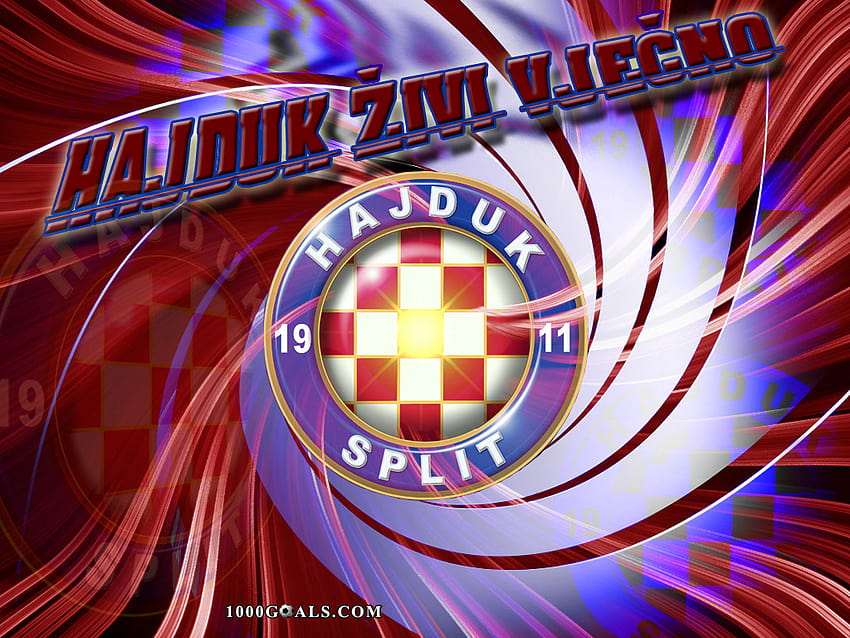 Hajduk Split FC, hnk hajduk сплит HD тапет