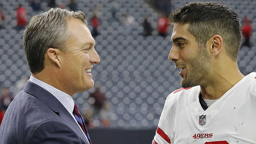 49ers QB Jimmy Garoppolo's good looks part of reason for lack of respect in NFL, GM John Lynch says HD wallpaper