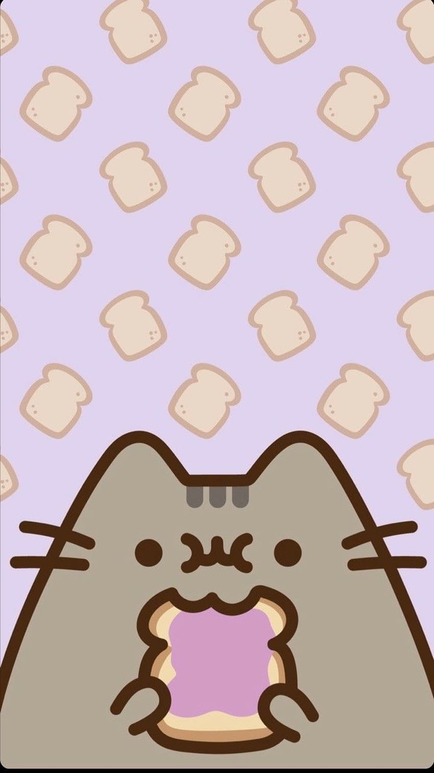 Pusheen discovered by MarvelousGirl94 [718x1280] for your , Mobile & Tablet, pusheen eating HD phone wallpaper