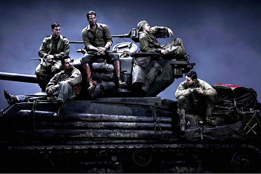 fury, Action, Drama, War, Brad, Pitt, Military, Tank / and Mobile Backgrounds, cinephile HD wallpaper