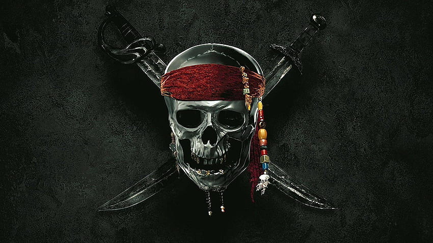 Pirates des Caraïbes Crâne Fond d'écran HD