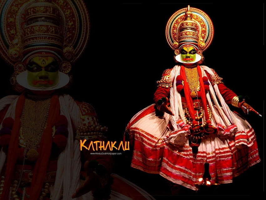 Kathakali, cultura de Kerala fondo de pantalla