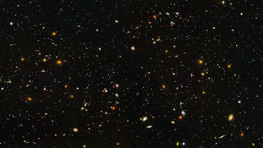 Hubble Ultra Deep Field ฟิลด์ลึกของฮับเบิล วอลล์เปเปอร์ HD