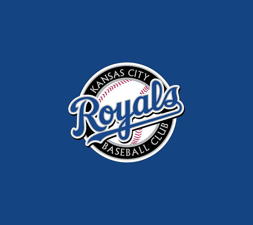 Download Kansas City Royals Painted Logo Wallpaper