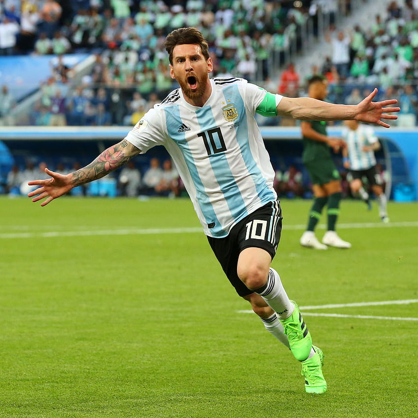 2048x2048 Lionel Messi nella Coppa del mondo FIFA 2018 Ipad Air, sport e sfondi, messi fifa Sfondo del telefono HD