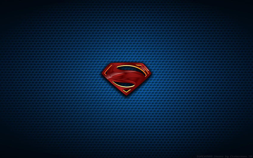 โลโก้ Superman สำหรับ PC & Mac, แล็ปท็อป, แท็บเล็ต, โทรศัพท์มือถือ วอลล์เปเปอร์ HD