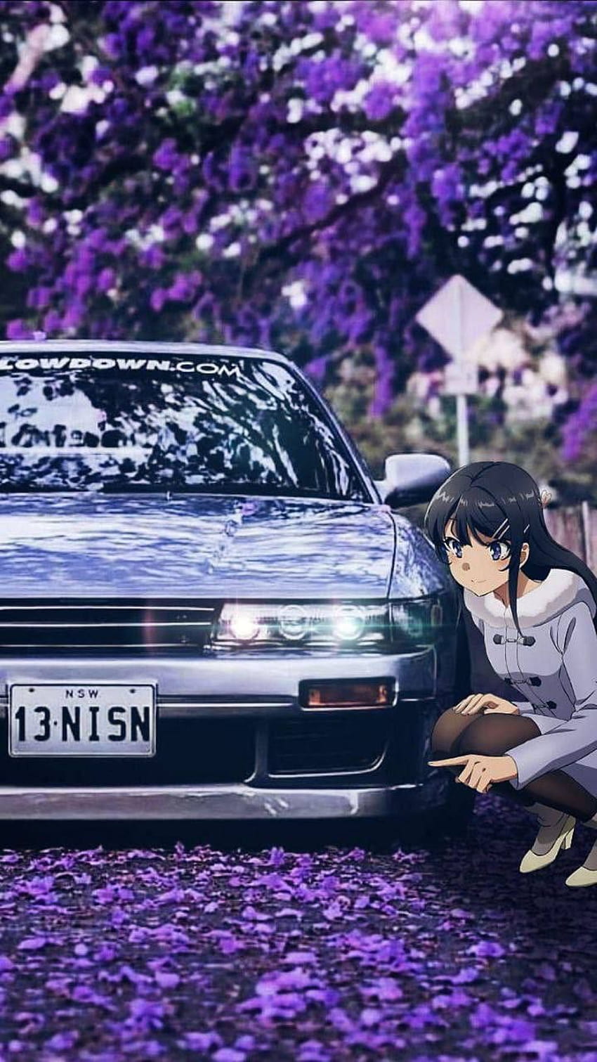 Yuliitezaryg on аниме и машины, purple anime car HD phone wallpaper | Pxfuel