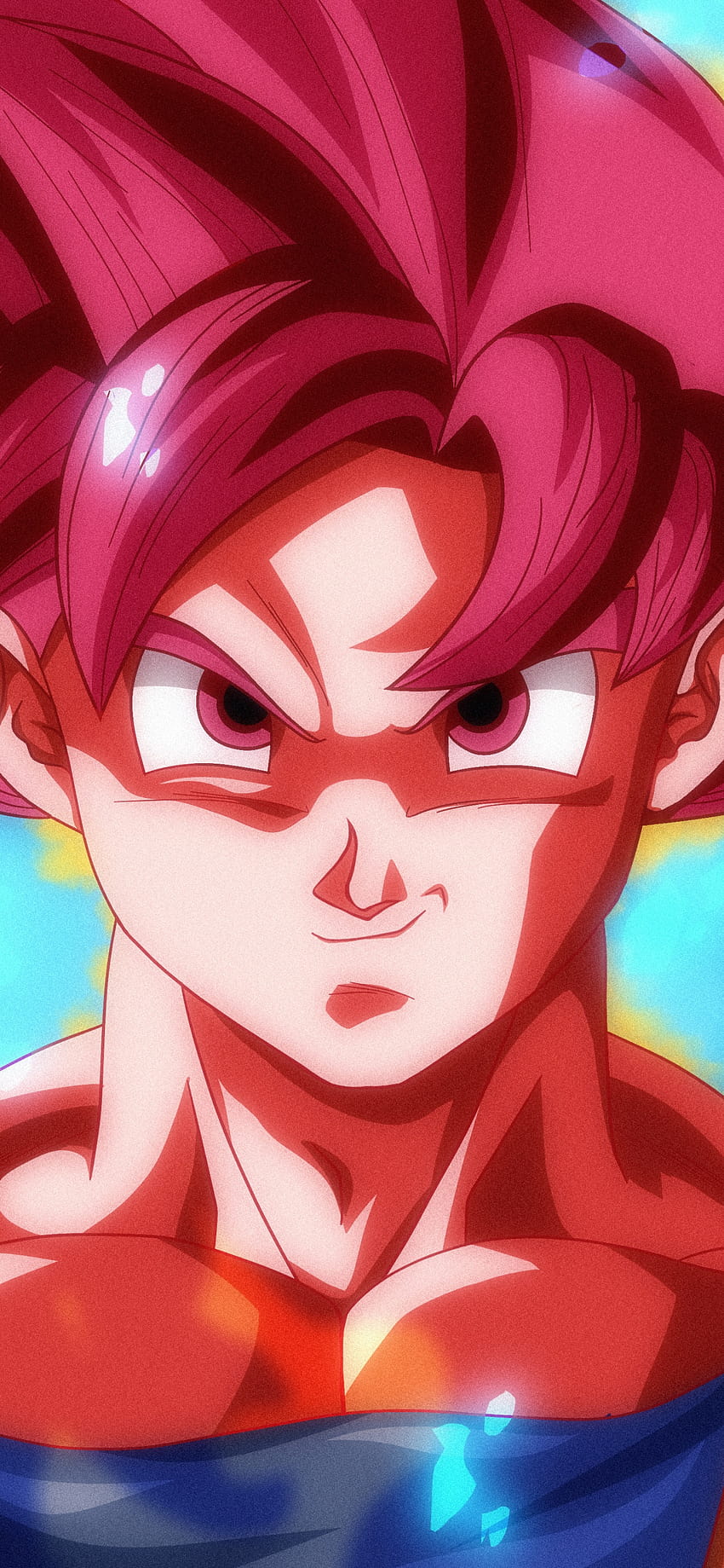 Super Saiyan God , Goku, Dragon Ball Super, Anime, super sayan god HD phone wallpaper
