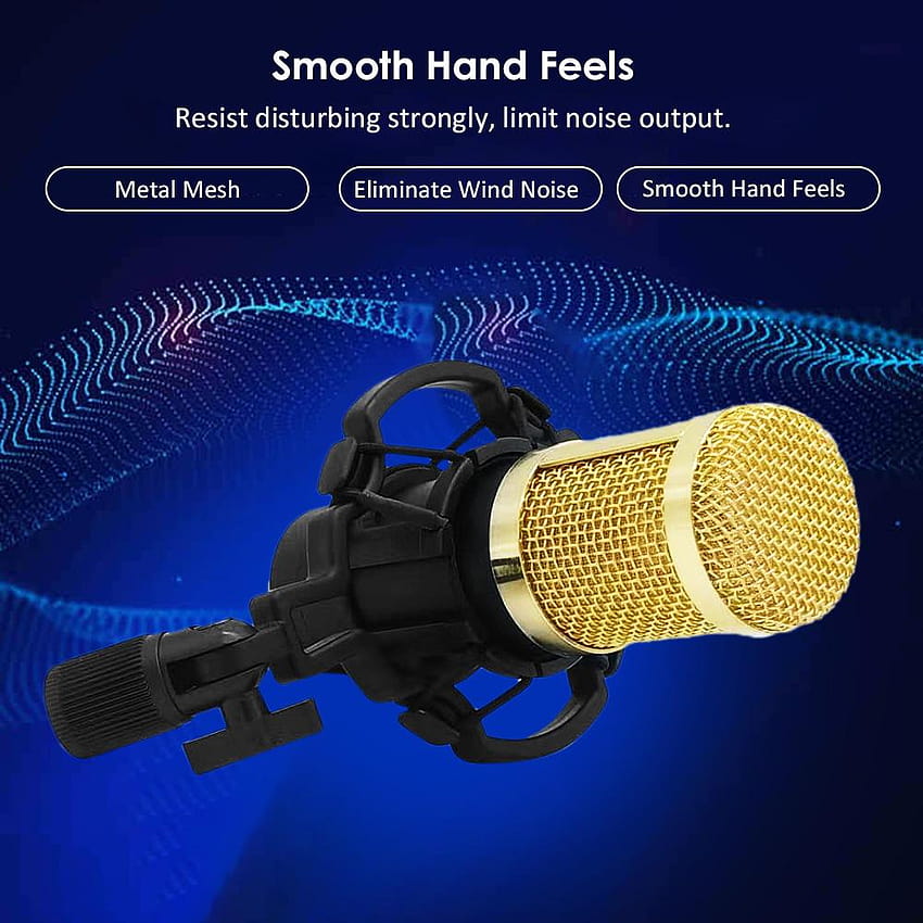 Acquista BM800 Microfono a condensatore Kit microfono portatile ad alta sensibilità a basso rumore per computer Cellulare St a prezzi convenienti Sfondo del telefono HD