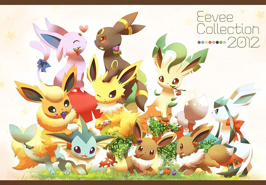 Kawaii Eevee Evolutions on Dog, pokemon kawaii cute eevee HD wallpaper