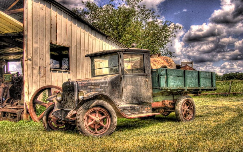 old trucks HD wallpaper