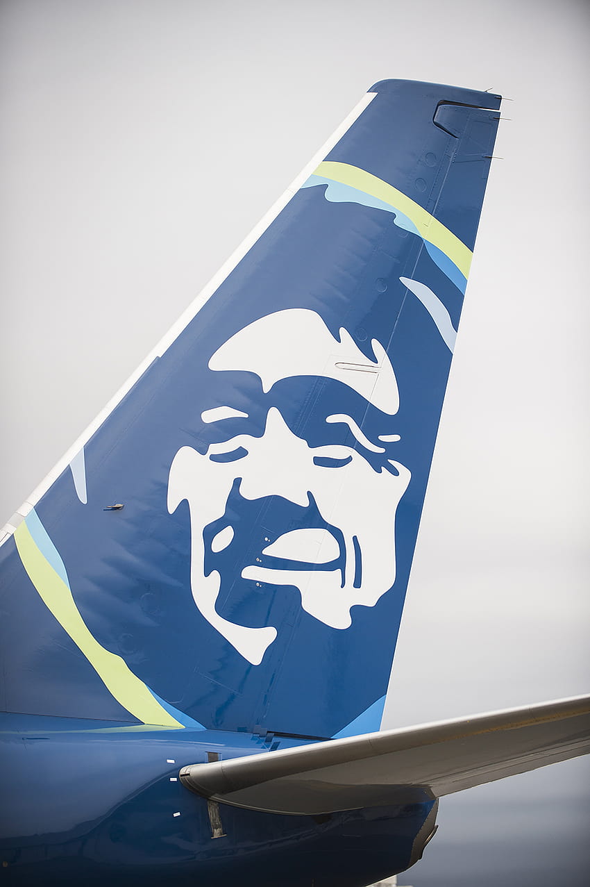 Avión de Alaska Airlines – Misión de radio KNOM fondo de pantalla del teléfono