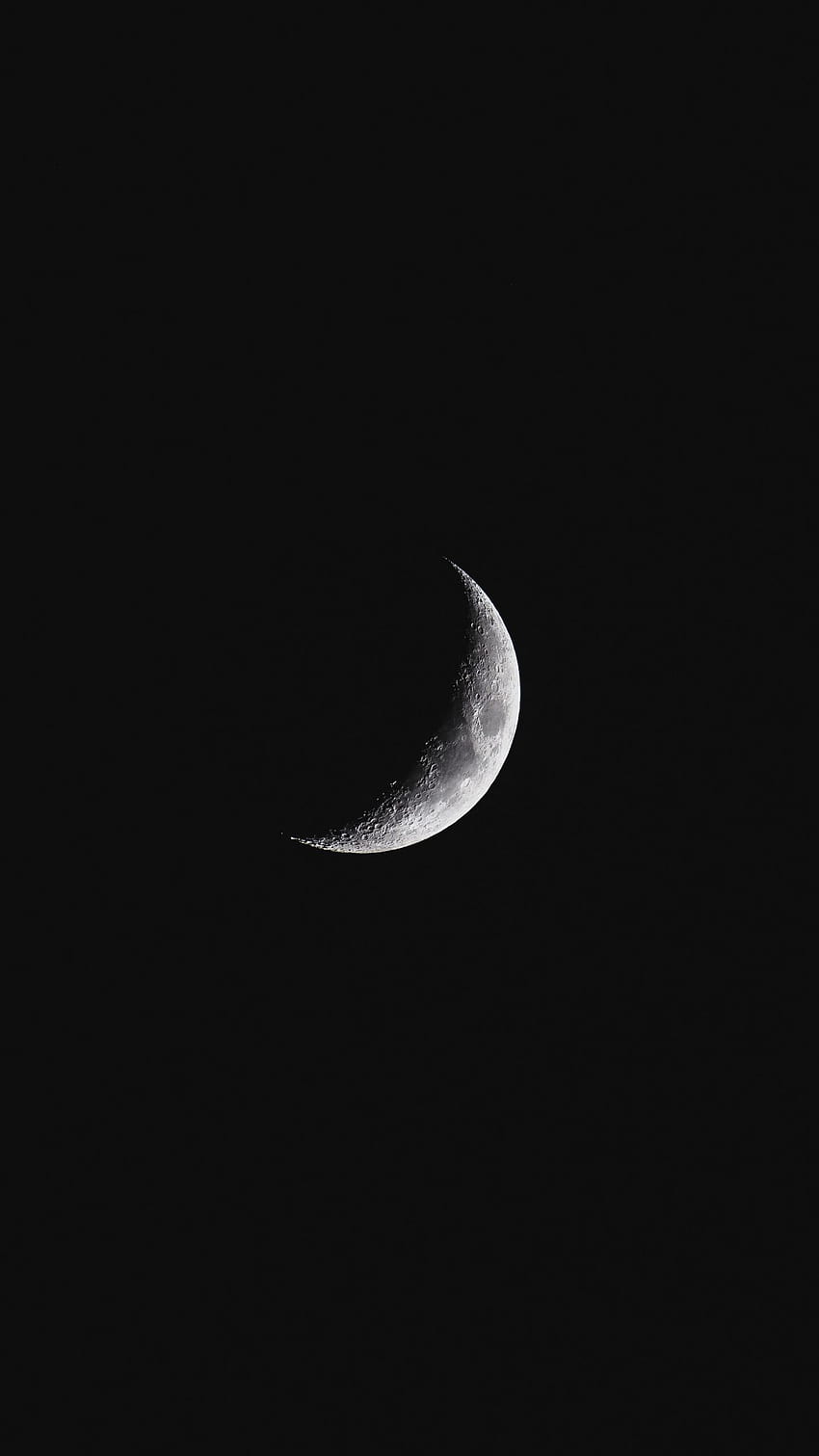 Black Amoled gepostet von Zoey Mercado, super Amoled Moon Dark HD-Handy-Hintergrundbild
