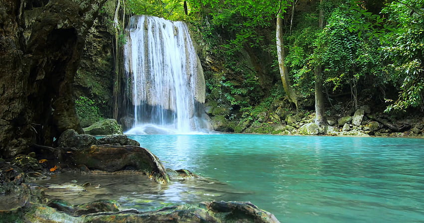 Exotic Waterfall Exotic Waterfall And Lake Hd Wallpaper Pxfuel