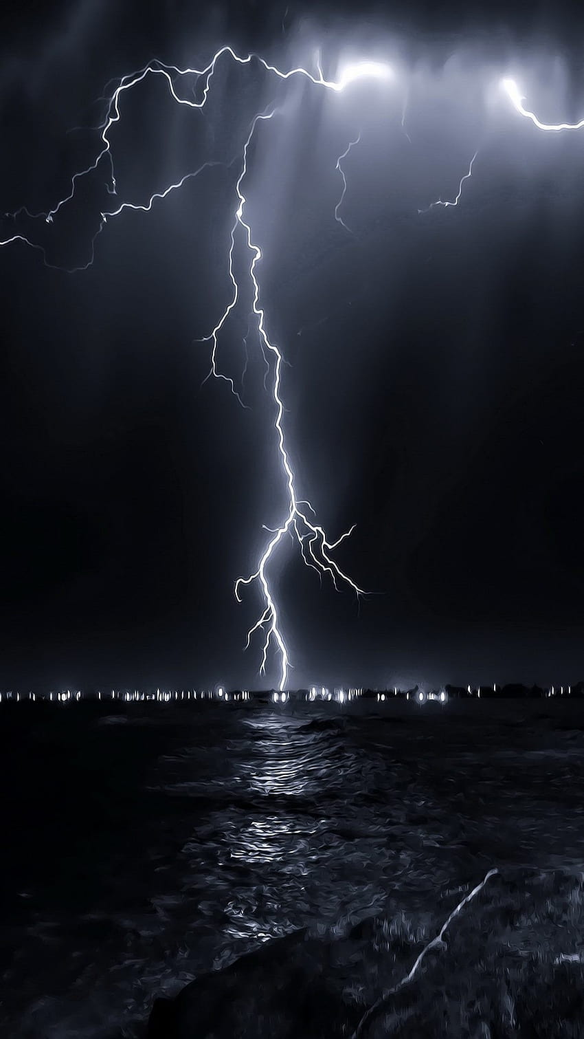 Lightning Backgrounds, thunder lightning HD phone wallpaper