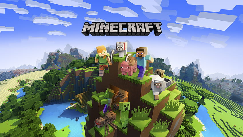 Актуализацията на Minecraft Better Together ви позволява да започнете на конзолата и да продължите да играете на мобилно устройство, minecraft срещу roblox HD тапет