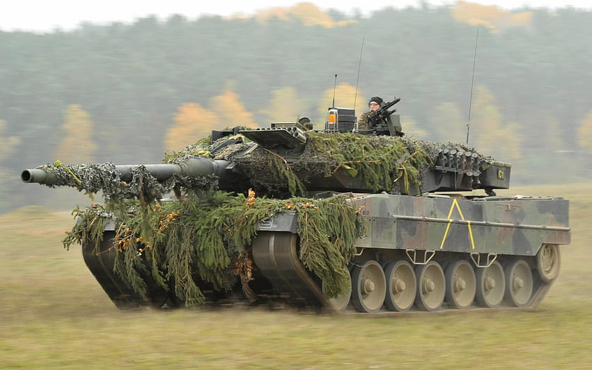 6 Leopard 2, czołg lampart Tapeta HD