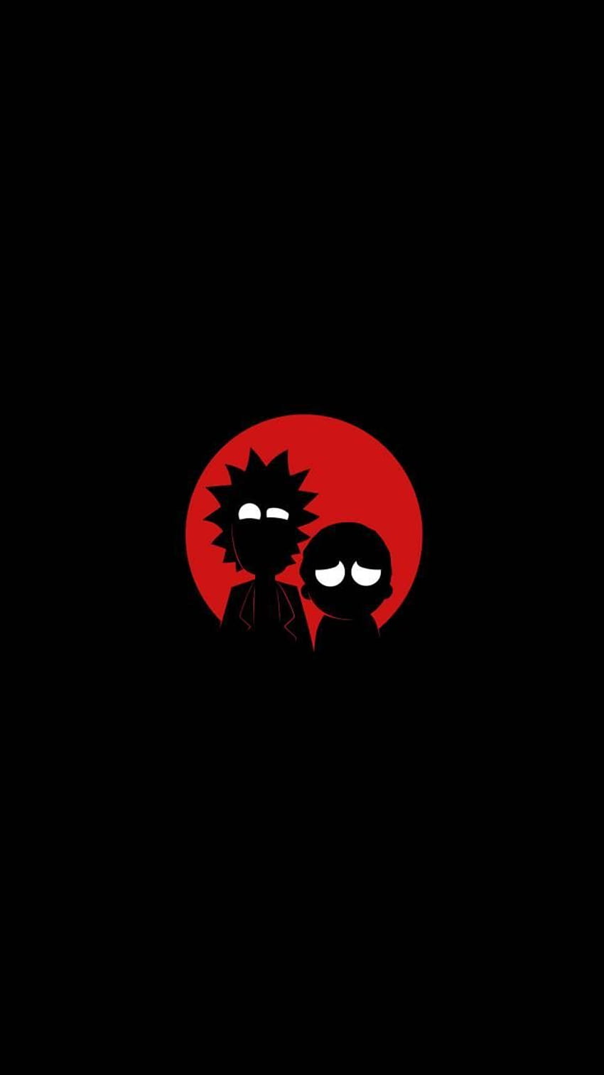 Rick And Morty Black, rick and morty amoled wallpaper ponsel HD