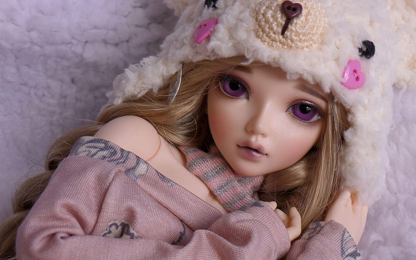 Toy Doll Up Close, boneka barbie lucu untuk facebook Wallpaper HD