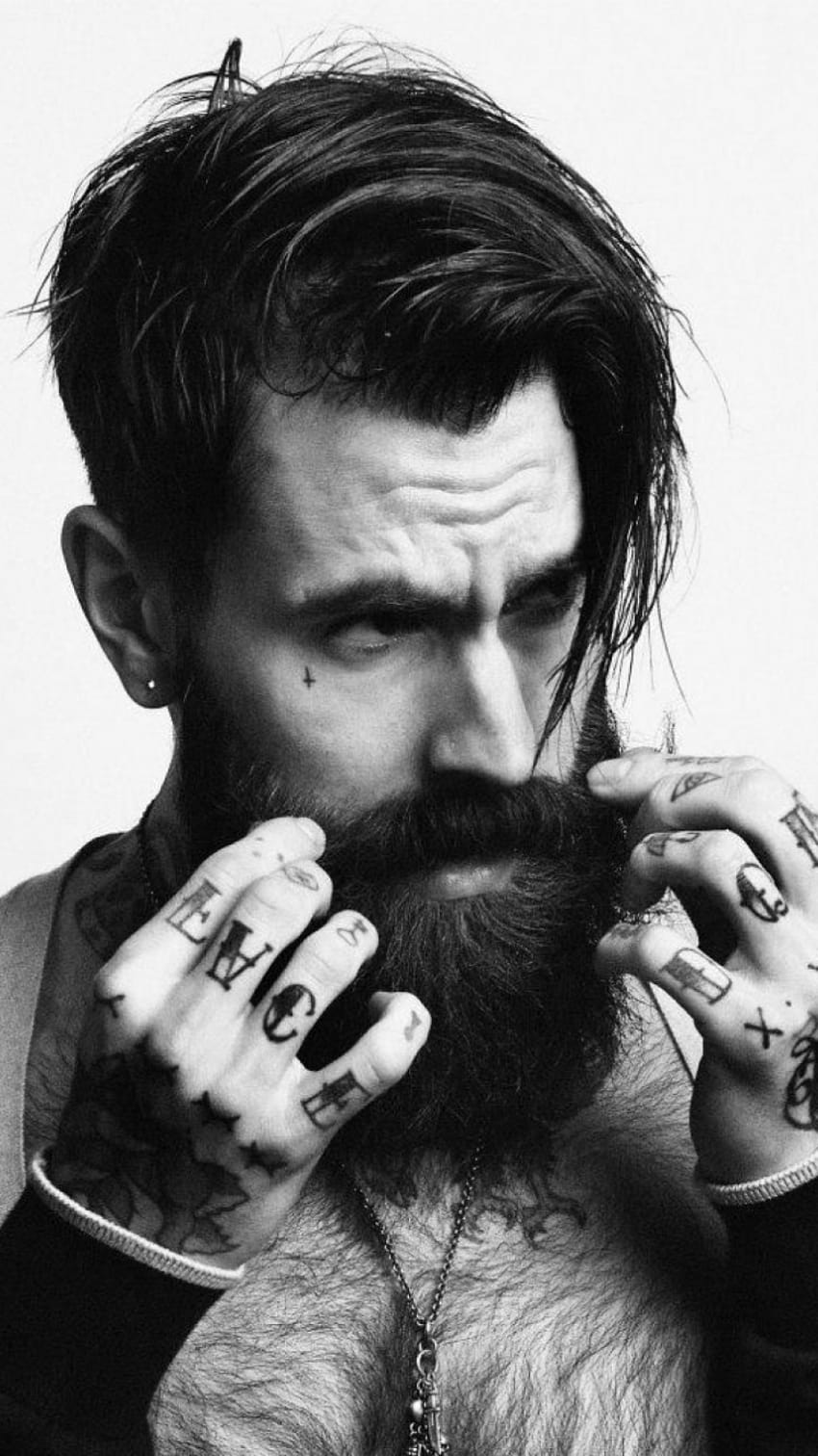 Men With Beards And Tattoos Bd Ricki Hall [1024x1346] for your , Mobile & Tablet, คนมีเครา วอลล์เปเปอร์โทรศัพท์ HD